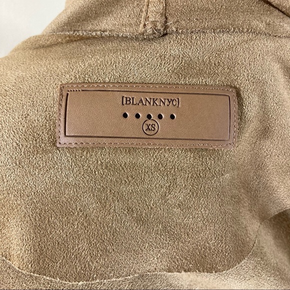 Blank NYC Drape Front Faux Suede Jacket - Picture 14 of 14